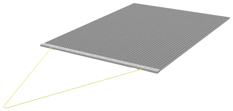 Dragmat – steel – 120x180cm